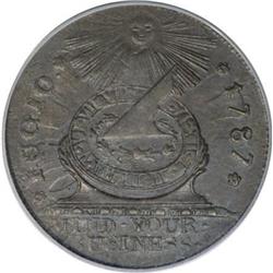 1787 1C Fugio Cent, STATES UNITED, Cinquefoils