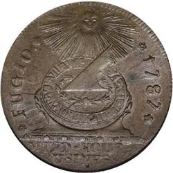 1787 1C Fugio Cent, STATES UNITED, Cinquefoils