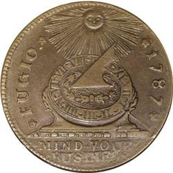 1787 1C Fugio Cent, STATES UNITED, Cinquefoils