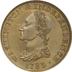 1783 1C Washington & Independence Cent, Draped