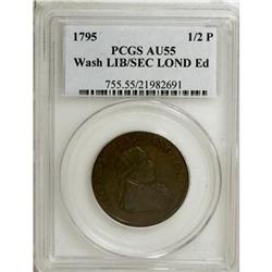 1795 1/2P Washington Liberty & Security