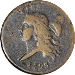 1793 1/2 C VF Details NCS C-4