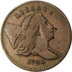 1794 1/2 C VF30 PCGS