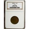 Image 1 : 1809/6 1/2 C MS62 Brown NGC