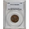 Image 1 : 1854 1/2 C MS65 Brown PCGS