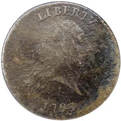 1793 Chain 1C AMERICA--Corroded--NCS. Fine