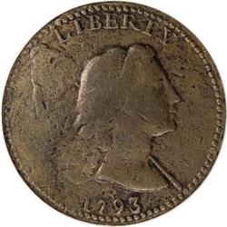 1793 1C Liberty Cap--Corroded--NCS. Fine