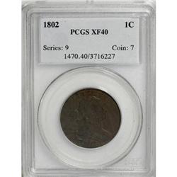 1802 1C XF40 PCGS