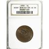 Image 3 : 1839 1C Booby Head MS66 Brown NGC