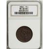Image 1 : 1846 1C Small Date MS62 Brown NGC
