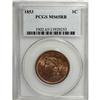 Image 1 : 1853 1C MS65 Red and Brown PCGS