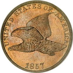 1857 1C MS65 NGC