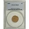 Image 3 : 1859 1C MS65 PCGS