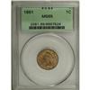 Image 1 : 1861 1C MS65 PCGS