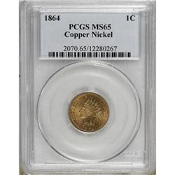 1864 1C Copper-Nickel MS65 PCGS
