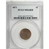 Image 1 : 1871 1C MS64 Red and Brown PCGS