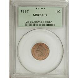 1887 1C MS65 Red PCGS