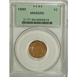 1890 1C MS65 Red PCGS