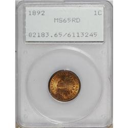 1892 1C MS65 Red PCGS