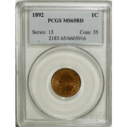 1892 1C MS65 Red PCGS