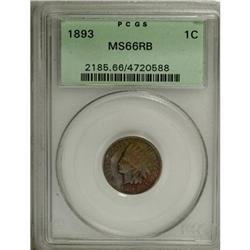1893 1C MS66 Red and Brown PCGS