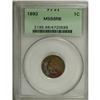 Image 1 : 1893 1C MS66 Red and Brown PCGS