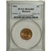 Image 3 : 1901 1C MS66 Red PCGS