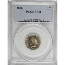 1860 1C PR65 PCGS