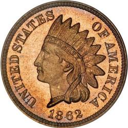 1862 1C PR66 PCGS