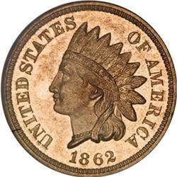 1862 1C PR65 Cameo NGC