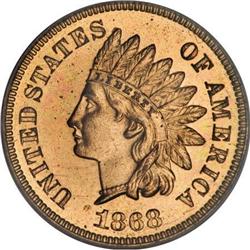 1868 1C PR65 Red PCGS