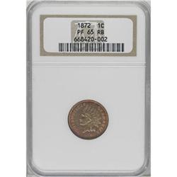 1872 1C PR65 Red and Brown NGC