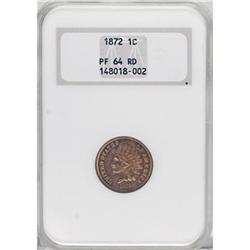 1872 1C PR64 Red NGC