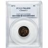 Image 1 : 1873 1C Closed 3 PR64 Red and Brown PCGS
