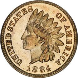 1884 1C PR67 Red PCGS