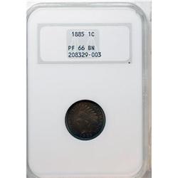 1885 1C PR66 Brown NGC