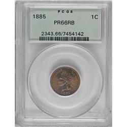 1885 1C PR66 Red and Brown PCGS