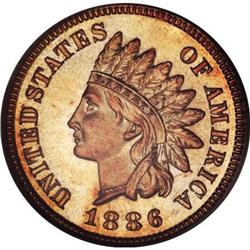 1886 1C Type One PR66 Red PCGS