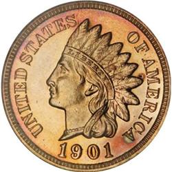 1901 1C PR67 Red NGC