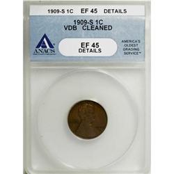 1909-S VDB 1C XF45 ANACS