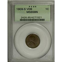 1909-S VDB 1C MS65 Brown PCGS
