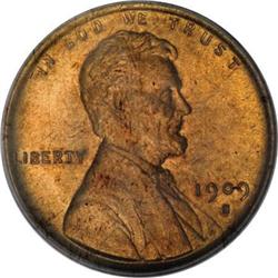 1909-S VDB 1C MS65 Red PCGS