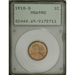 1910-S 1C MS65 Red PCGS