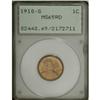 Image 1 : 1910-S 1C MS65 Red PCGS