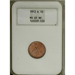 1912-D 1C MS65 Red NGC