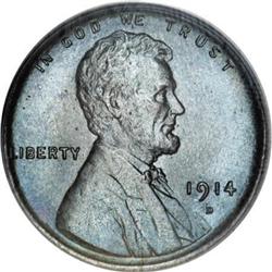 1914-D 1C MS64 Brown PCGS