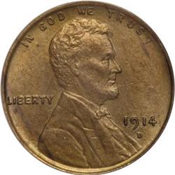 1914-D 1C MS64 Red and Brown PCGS