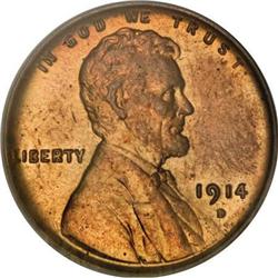 1914-D 1C MS64 Red PCGS