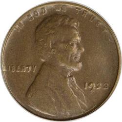 1922 No D 1C Strong Reverse AU50 PCGS