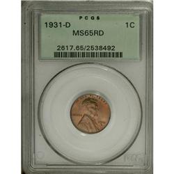 1931-D 1C MS65 Red PCGS